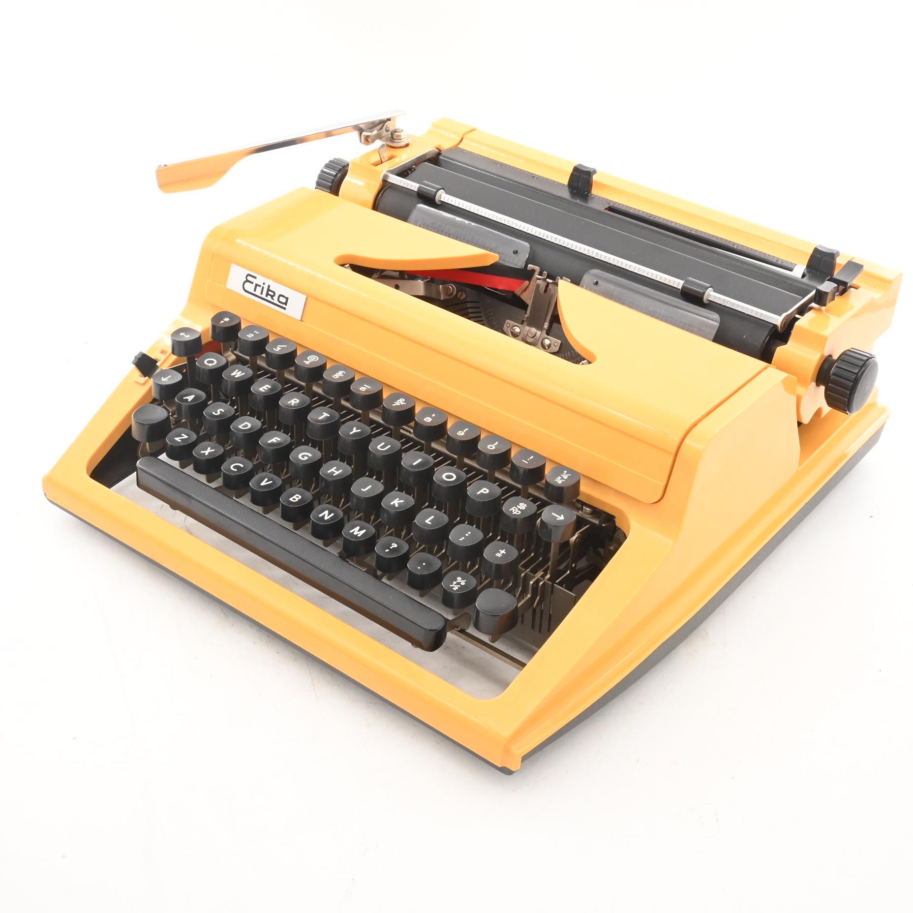 QWERTY ERIKA Typewriter with Extremely Rare "Venezia" Typeface by Axel Bertram
