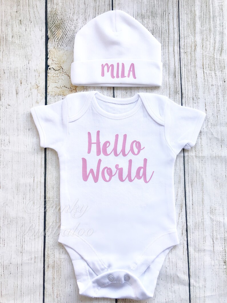 personalised newborn outfit