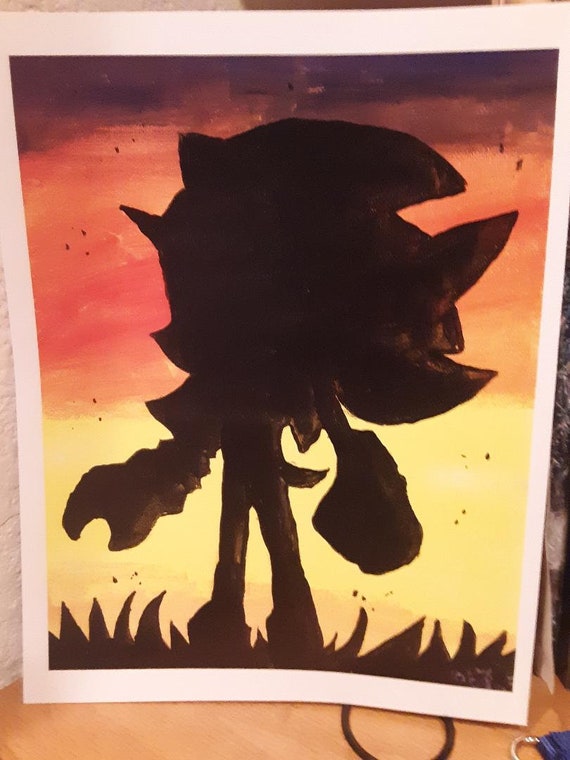 Shadow The Hedgehog Art Board Print for Sale by AndreanaWen