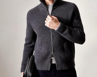 Men's cardigan made of pure cashmere