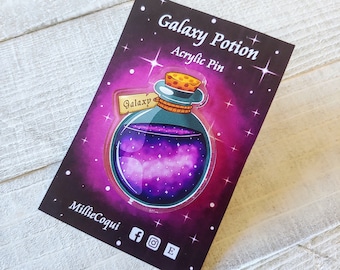 Galaxy Potion Acrylic Pin