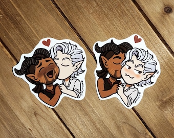 Baldurs Gate 3 Wyll x Astarion Wyllstarion Stickers