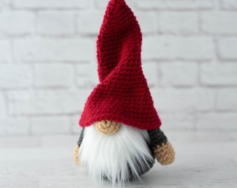 Haakpatroon Kerst gehaakt kabouterpatroon - Gnome Amigurumi PDF - direct downloaden