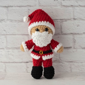Schema Babbo Natale all&#39;uncinetto Amigurumi PDF - download immediato - Schema bambola Babbo Natale all&#39;uncinetto