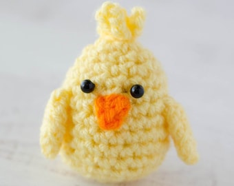 Crochet Easter Chick Pattern, Crochet Chick Pattern, Crochet Easter Egg Chick Pattern,Pattern-PDF