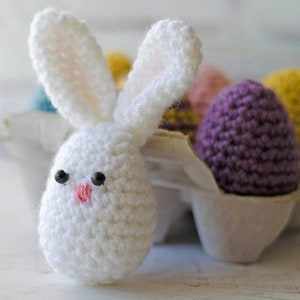 Crochet Easter Basket Pattern, Crochet Easter Eggs Pattern, Crochet Easter Egg Bunny Pattern, Easter Basket Crochet Pattern, Pattern-PDF image 2