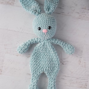 Crochet Bunny Snuggler pattern Buggy the Snuggler bunny pattern, crochet bunny, CROCHET PATTERN instant download image 2