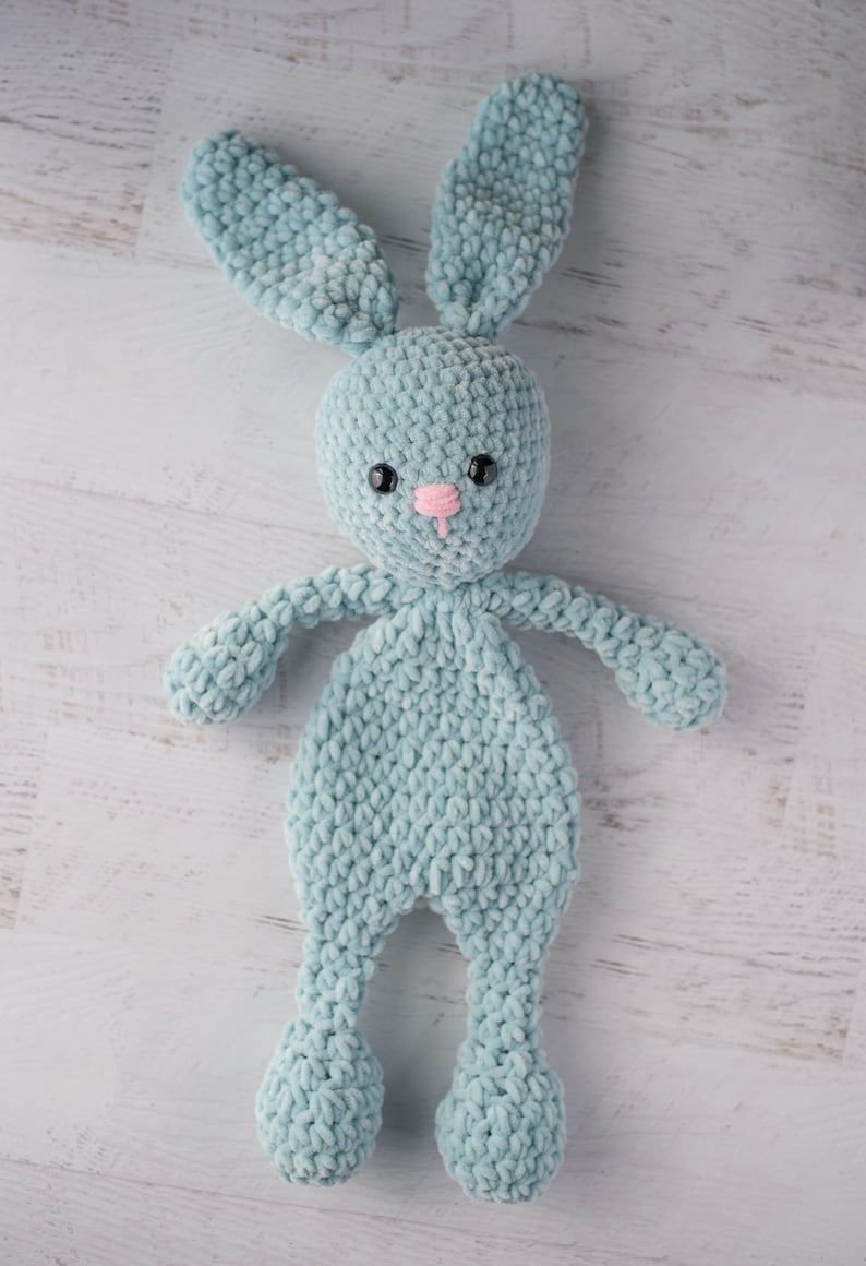 Crochet Bunny Snuggler pattern Buggy the Snuggler bunny pattern, crochet bunny, CROCHET PATTERN instant download image 2