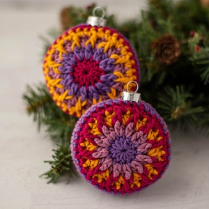 Crochet pattern Vintage Vibe Crochet Ornament Pattern - Crochet Christmas Ornament PDF - instant download