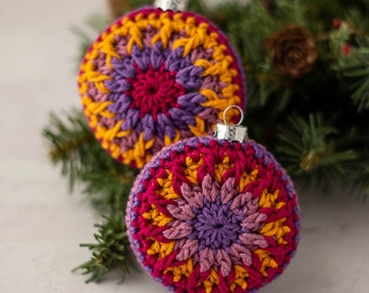 Crochet pattern Vintage Vibe Crochet Ornament Pattern - Crochet Christmas Ornament PDF - instant download