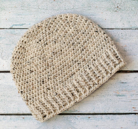 Men's Beanie Pattern, Salt of the Earth Beanie, Crochet Hat Pattern, Crochet Beanie Pattern, Hat Crochet Pattern