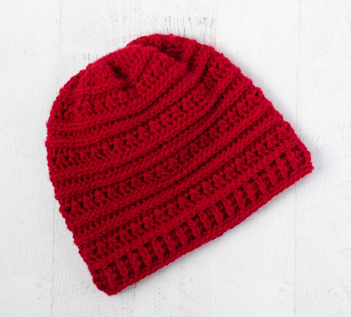 Easy Crochet Pattern – Crochet Hat – Buckeye Beanie Hat Pattern-crochet ...