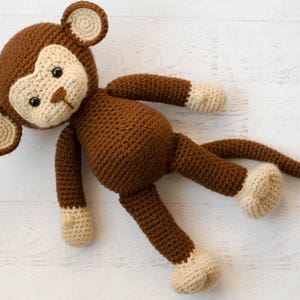 Crochet Pattern Bon the Monkey, Plushie, Kawaii, Cute Monkey, Amigurumi,  Soft Toy, Pdf Pattern 