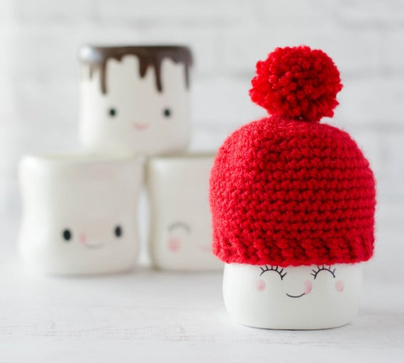 Crochet Marshmallow Mug Hat Pattern PDF 