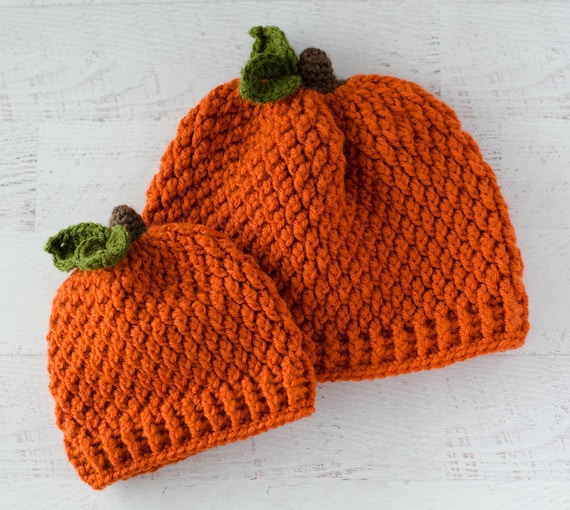 Crochet Pumpkin Hat Pattern Pumpkin Hats for the Family