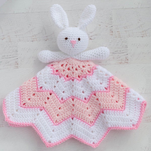 Motif lovey au crochet - couverture lapin au Crochet Lovey - motif amigurumi, motif lapin, lapin au crochet, téléchargement instantané CROCHET PATTERN