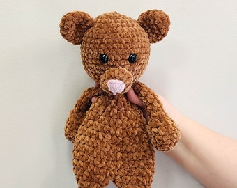 Crochet Bear Snuggler pattern - Bernard the Snuggler - bear pattern, crochet bear, CROCHET PATTERN instant download