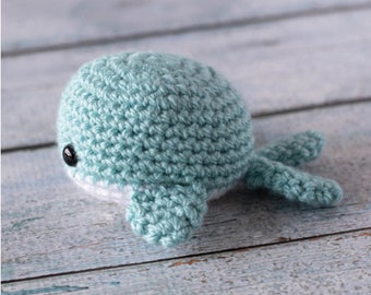 Crochet Whale Pattern Amigurumi PDF - instant download -  William the Whale Amigurumi