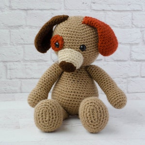 Crochet Puppy Pattern Amigurumi PDF-Dog Crochet Pattern-crochet-Franklin The Puppy- PDF Tutorial-instant download