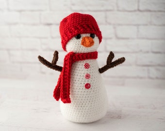 Crochet pattern Crochet Snowman Pattern - Snowman Amigurumi PDF - instant download