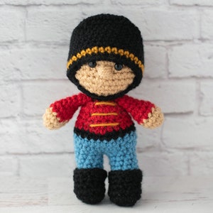 Crochet Nutcracker Pattern Amigurumi PDF - instant download -  Crochet Nutcracker Doll Pattern