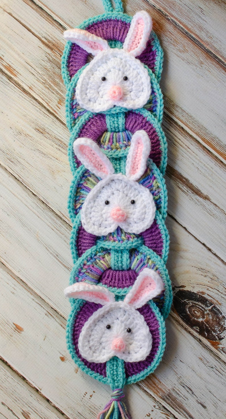 Easter Bunny CROCHET PATTERN instant download Crochet Decoration, Easter Bunny, Easter Crochet Pattern, Spring Crochet image 2