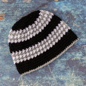 Easy Crochet pattern-Crochet Hat- WINTER WALK Beanie Hat Pattern-Crochet hat pattern PDF