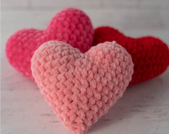 Crochet Amigrumi Heart Pattern Amigurumi PDF - téléchargement immédiat - Crochet Heart Pattern
