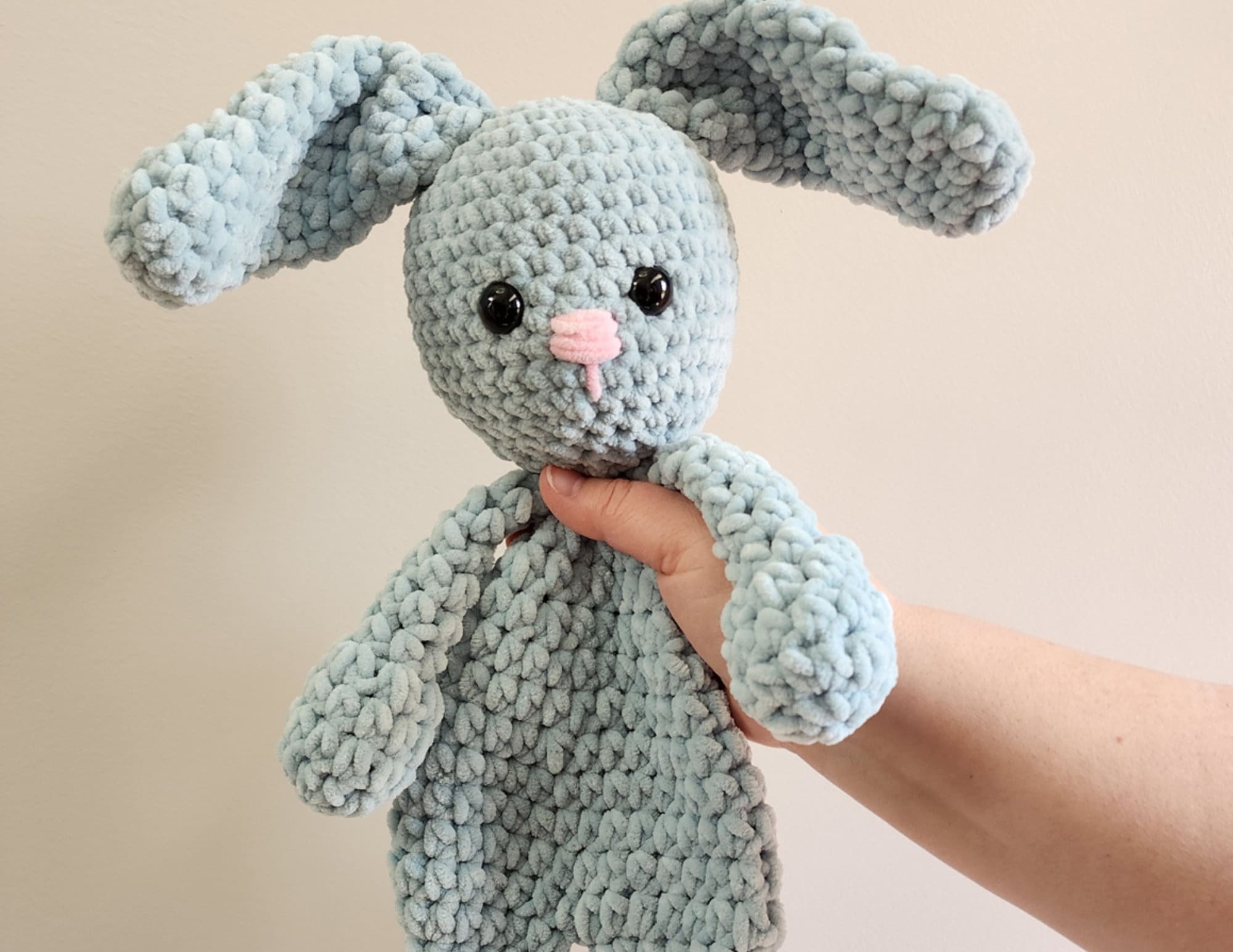 Crocheted snuggle bunny - Etsy 日本