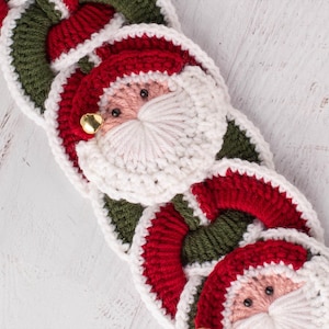 Christmas CROCHET PATTERN instant download -  Santa Wall Hanging, Wall Decor, Christmas Decoration