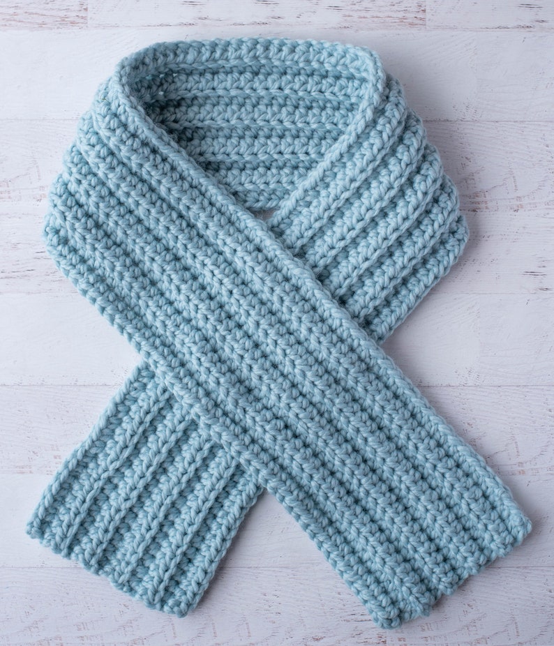 Easy Crochet Scarf Pattern, Crochet Pattern PDF Download - Etsy