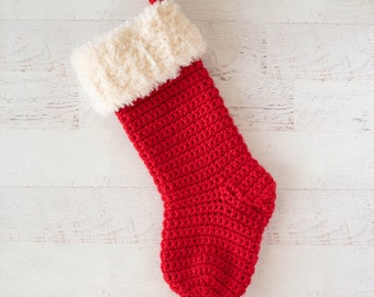 Crochet Pattern - INSTANT PDF DOWNLOAD - Crochet Stocking Pattern - Stocking - Christmas Stocking - Christmas Pattern - Pattern