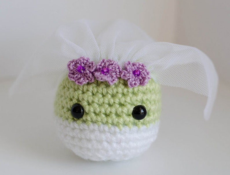 Crochet Peas in a Pod Pattern Amigurumi PDF instant download Wedding Peas Peas in a Pod Get Married image 3