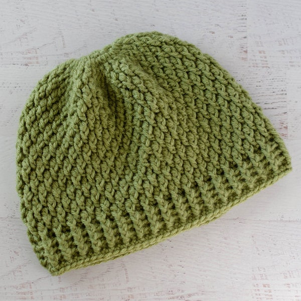 Crochet Hat Pattern, Alpine Stitch Crochet Hat Pattern, Crochet Alpine Stitch, Crochet Beanie Pattern PATTERN PDF