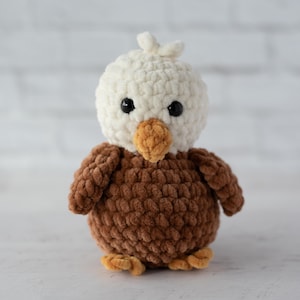 Crochet Eagle Pattern, Amigurumi Eagle Pattern, Bird Amigurumi, PDF Tutorial Instant Download