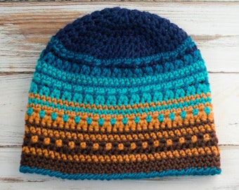 Adult Beanie Pattern, Big Bay Beanie, Crochet Hat Pattern, Crochet Beanie Pattern, Hat Crochet Pattern