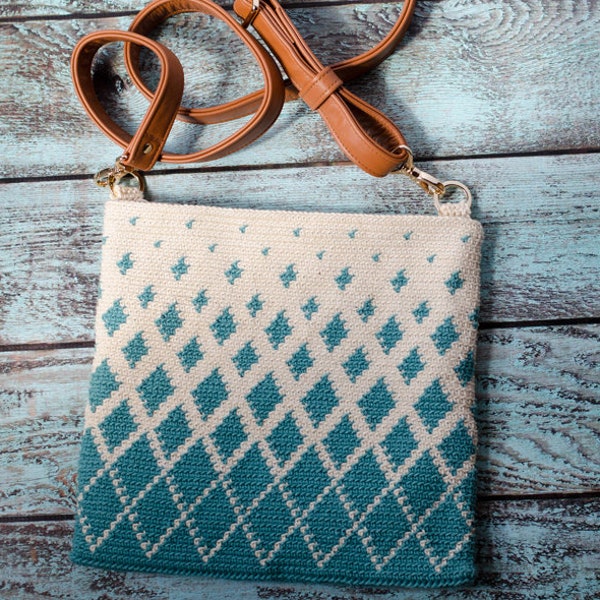 Crochet Bag Pattern, Titan Tapestry Crochet Pattern,  Crochet purse pattern, Instant Download PDF