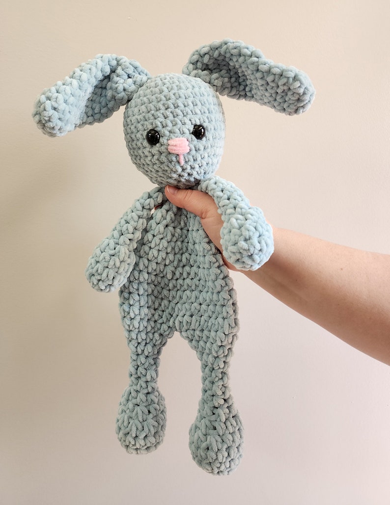 Crochet Bunny Snuggler pattern Buggy the Snuggler bunny pattern, crochet bunny, CROCHET PATTERN instant download image 3