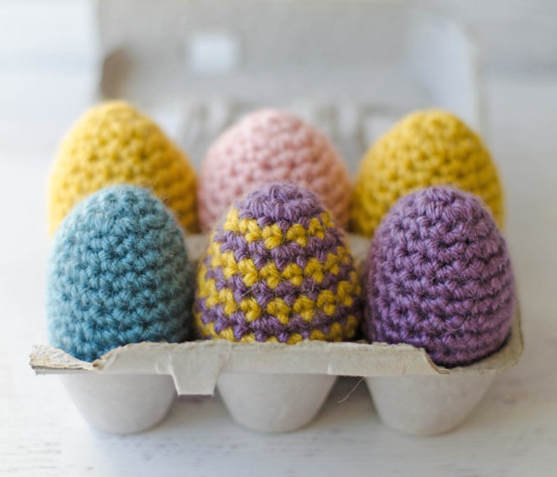 Crochet Easter Basket Pattern, Crochet Easter Eggs Pattern, Crochet Easter Egg Bunny Pattern, Easter Basket Crochet Pattern, Pattern-PDF image 3