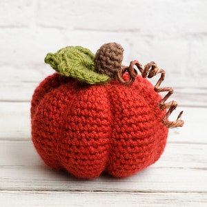 Crochet Pumpkin Pattern, PDF Pattern for 3 sizes of crochet pumpkins, INSTANT Download Pattern PDF image 2