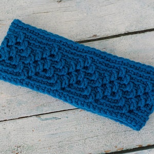 Crochet Ear Warmer Pattern, Crochet Headband Pattern, Michigan Mountain Crochet Ear Warmer Pattern image 3