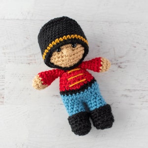 Crochet Nutcracker Pattern Amigurumi PDF instant download Crochet Nutcracker Doll Pattern image 3