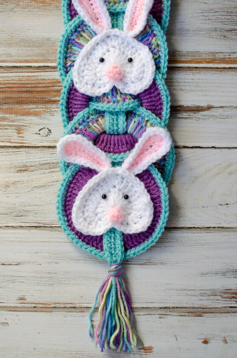 Easter Bunny CROCHET PATTERN instant download Crochet Decoration, Easter Bunny, Easter Crochet Pattern, Spring Crochet image 4