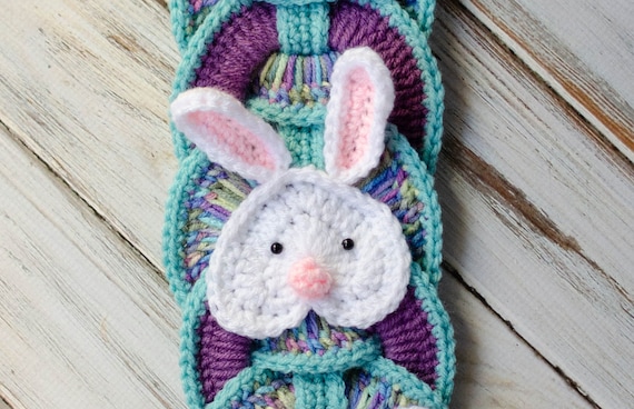 Easter Bunny CROCHET PATTERN instant download -  Crochet Decoration, Easter Bunny, Easter Crochet Pattern, Spring Crochet