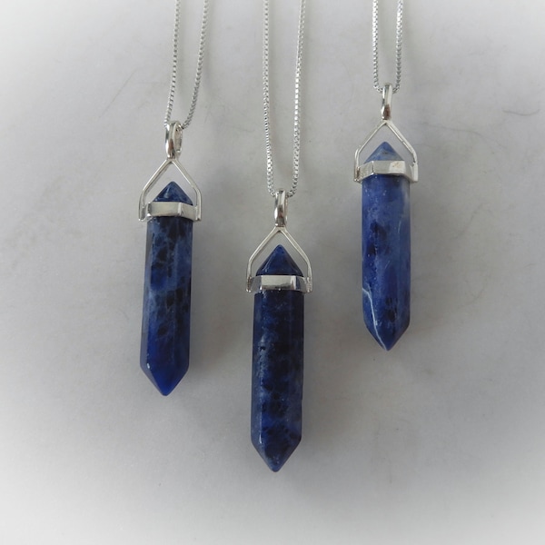 Sodalite Necklace Etsy