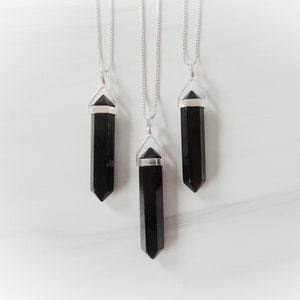 Black Jet Necklace • Black Wood Pendant • Real Black Jet Stone • Gemstone Point • Black Crystal • Healing Gemstone • Gemstone Appeal • GSA