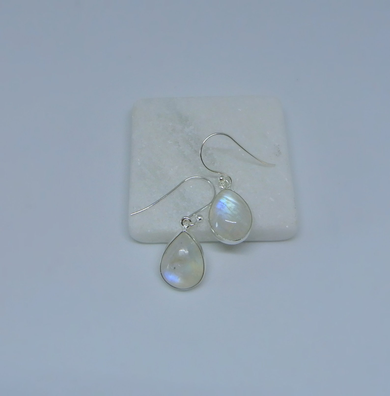 Rainbow Moonstone Earrings main image 1