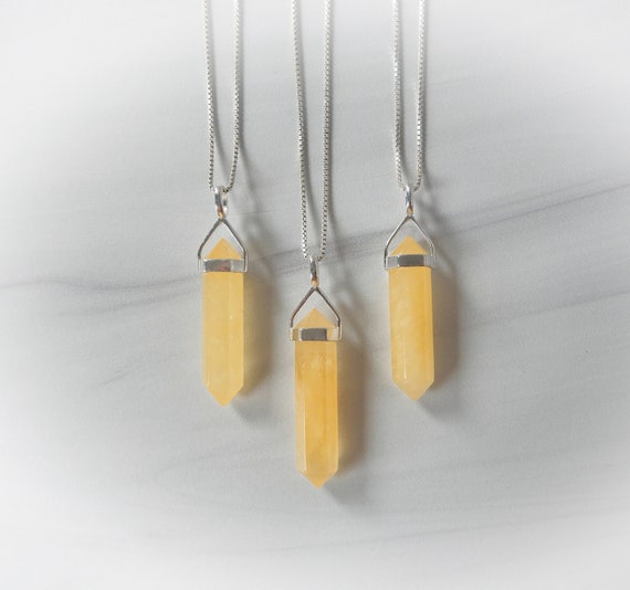 Buy Yellow Crystal Necklace Set – Odette
