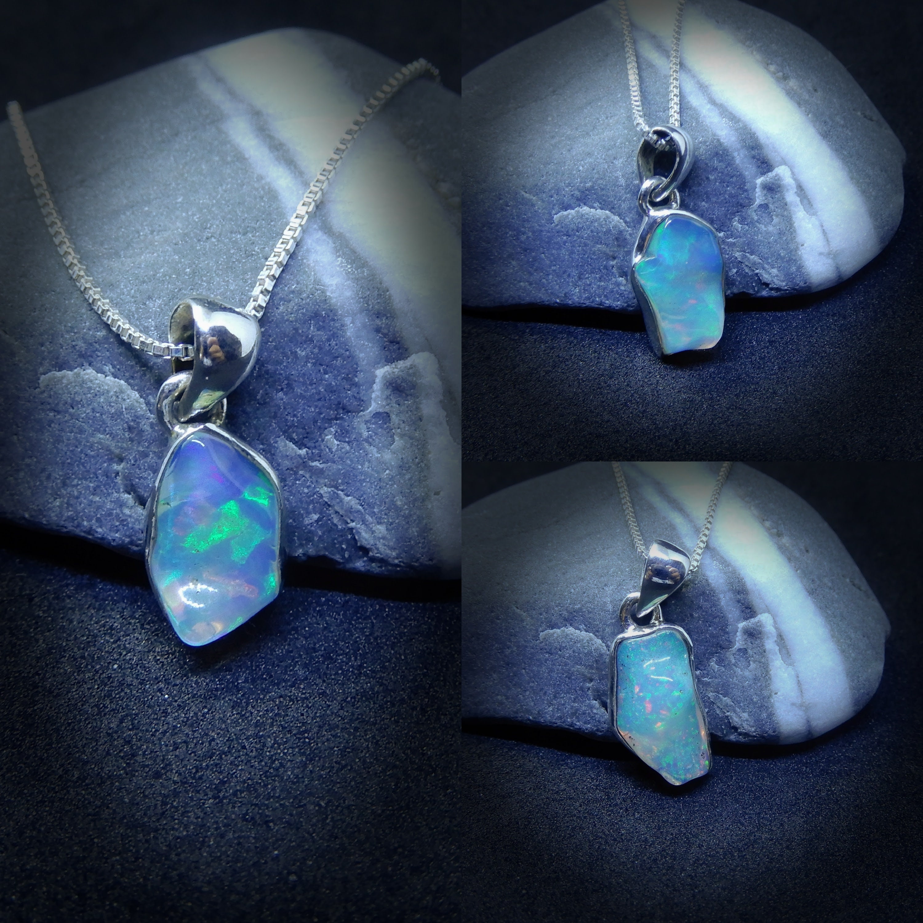 Raw opal jewelry sale