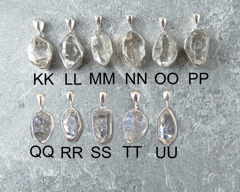 Herkimer Diamond Necklace Sterling Silver • Herkimer Pendant • Genuine Herkimer Diamond • Sterling Diamond • April Birthstone • Great Gift image 10